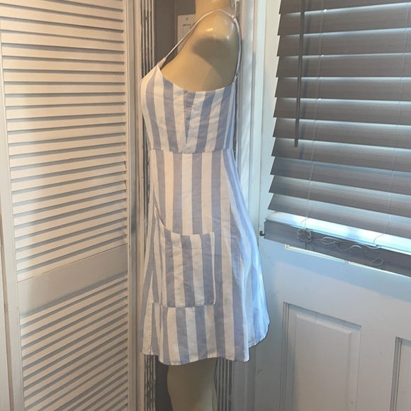 Rails Aurora Merriell Blue White Stripe Dress Size S - Picture 6 of 12